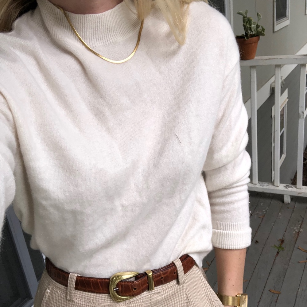 Everlane Mock-neck Cashmere Sweater